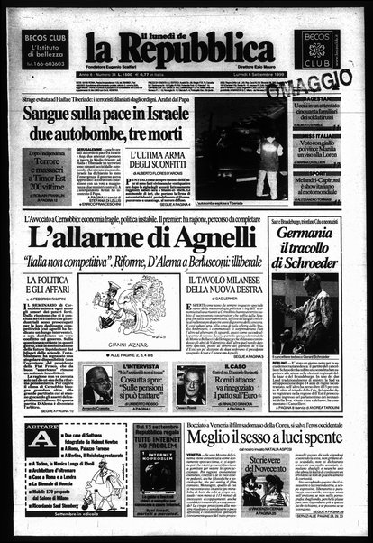 Il lunedì de La repubblica